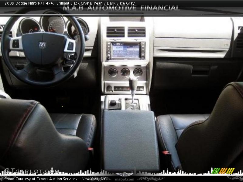 Brilliant Black Crystal Pearl / Dark Slate Gray 2009 Dodge Nitro R/T 4x4