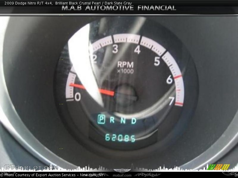 Brilliant Black Crystal Pearl / Dark Slate Gray 2009 Dodge Nitro R/T 4x4