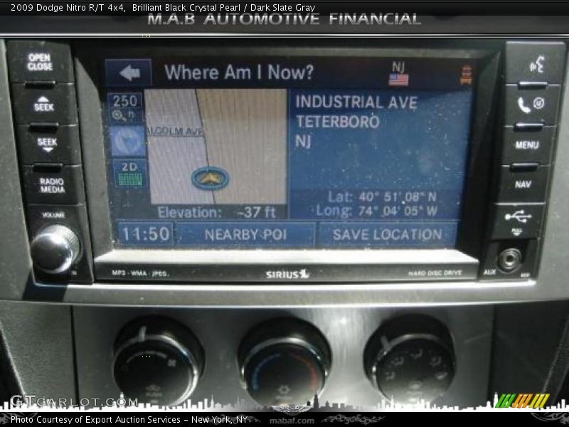 Brilliant Black Crystal Pearl / Dark Slate Gray 2009 Dodge Nitro R/T 4x4