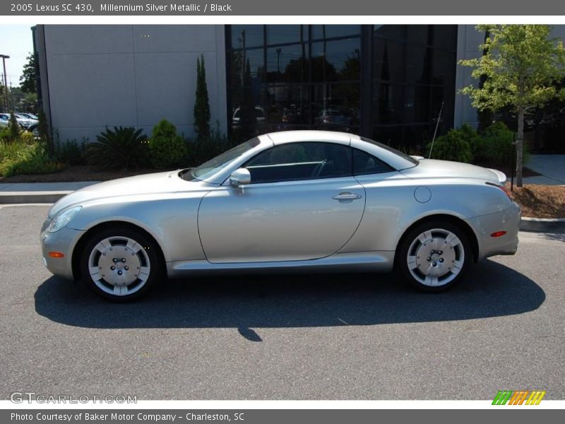 Millennium Silver Metallic / Black 2005 Lexus SC 430