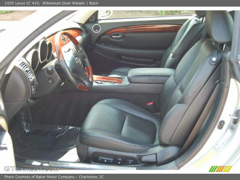 Millennium Silver Metallic / Black 2005 Lexus SC 430