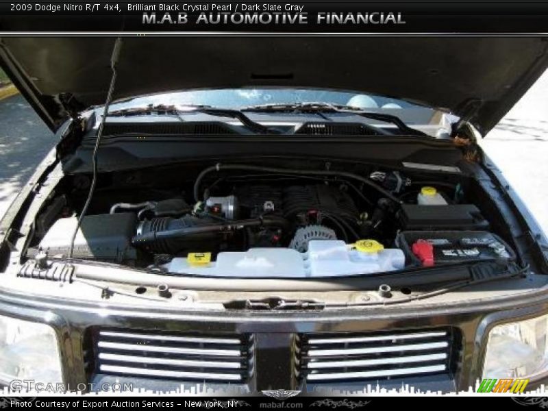 Brilliant Black Crystal Pearl / Dark Slate Gray 2009 Dodge Nitro R/T 4x4