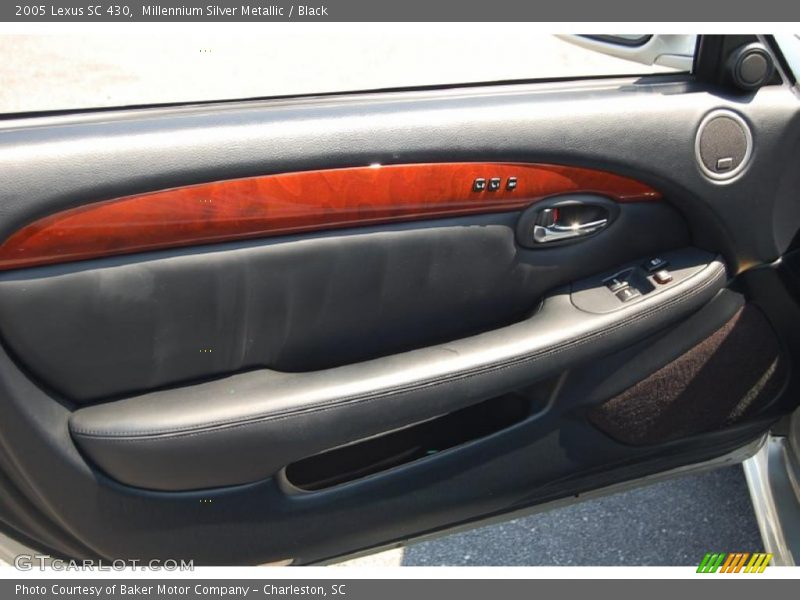 Millennium Silver Metallic / Black 2005 Lexus SC 430