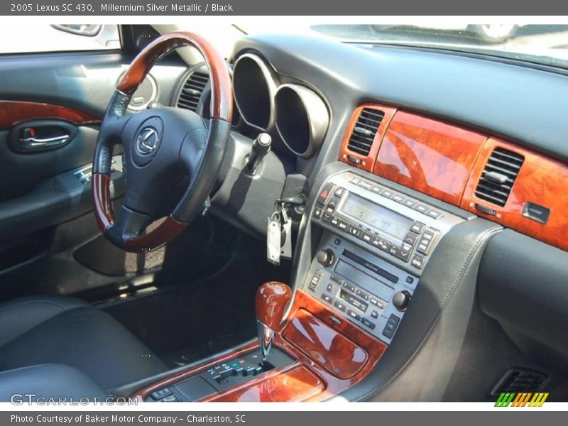 Millennium Silver Metallic / Black 2005 Lexus SC 430