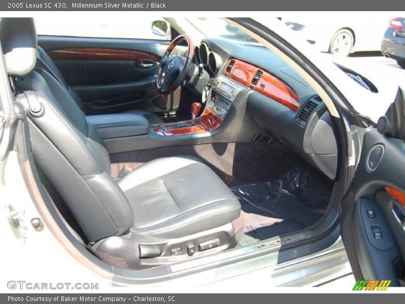 Millennium Silver Metallic / Black 2005 Lexus SC 430