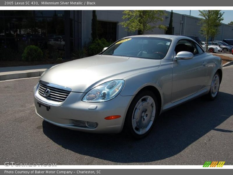 Millennium Silver Metallic / Black 2005 Lexus SC 430