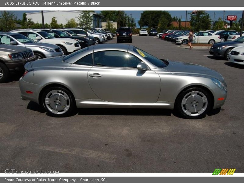 Millennium Silver Metallic / Black 2005 Lexus SC 430