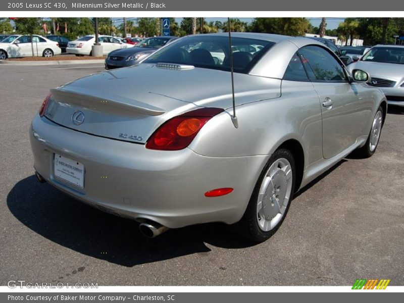 Millennium Silver Metallic / Black 2005 Lexus SC 430
