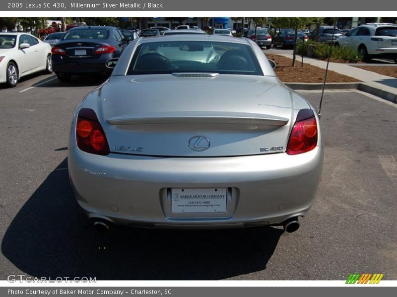 Millennium Silver Metallic / Black 2005 Lexus SC 430