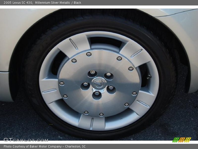Millennium Silver Metallic / Black 2005 Lexus SC 430