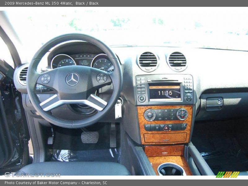 Black / Black 2009 Mercedes-Benz ML 350 4Matic