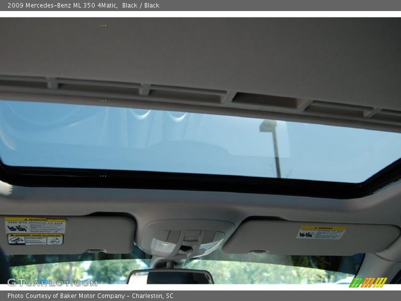 Black / Black 2009 Mercedes-Benz ML 350 4Matic