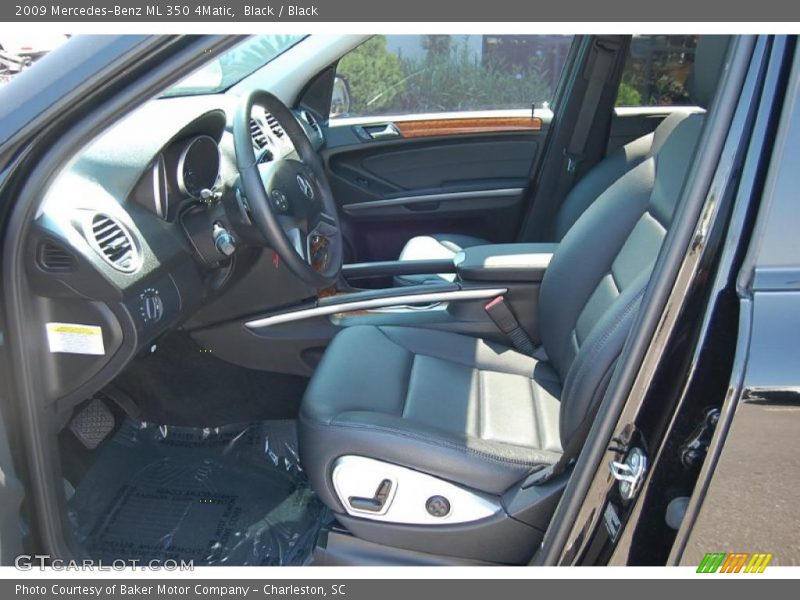 Black / Black 2009 Mercedes-Benz ML 350 4Matic