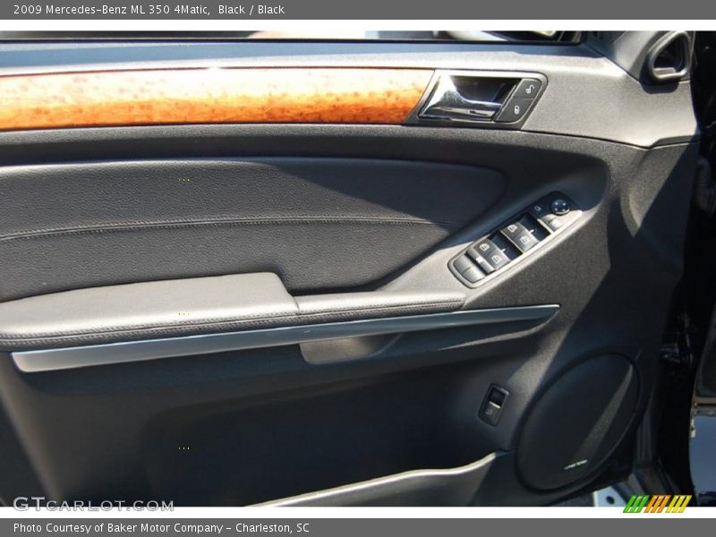 Black / Black 2009 Mercedes-Benz ML 350 4Matic