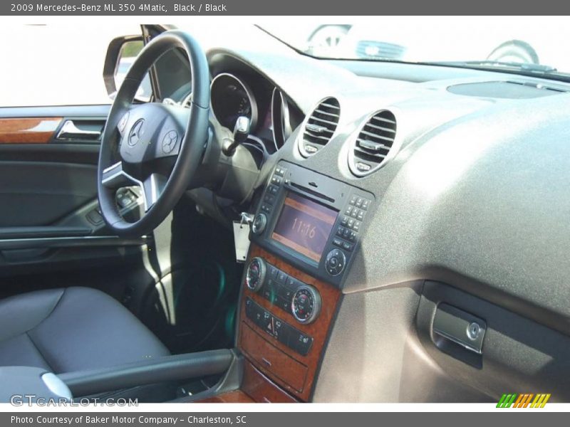 Black / Black 2009 Mercedes-Benz ML 350 4Matic