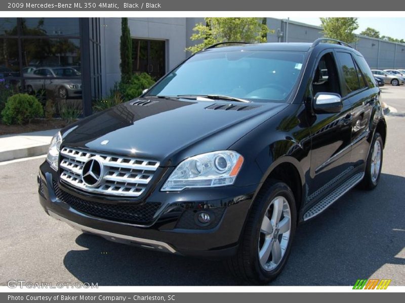 Black / Black 2009 Mercedes-Benz ML 350 4Matic