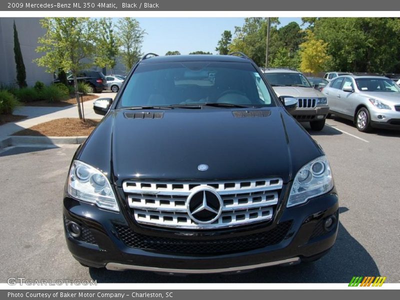 Black / Black 2009 Mercedes-Benz ML 350 4Matic