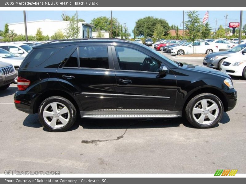 Black / Black 2009 Mercedes-Benz ML 350 4Matic