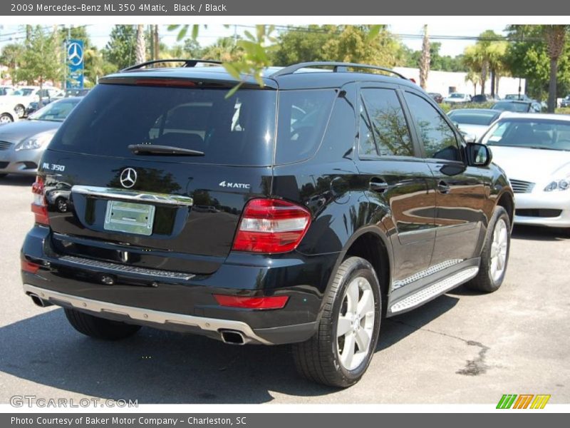 Black / Black 2009 Mercedes-Benz ML 350 4Matic