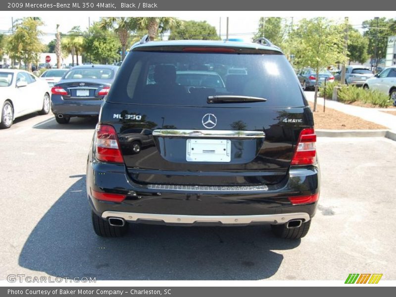 Black / Black 2009 Mercedes-Benz ML 350 4Matic