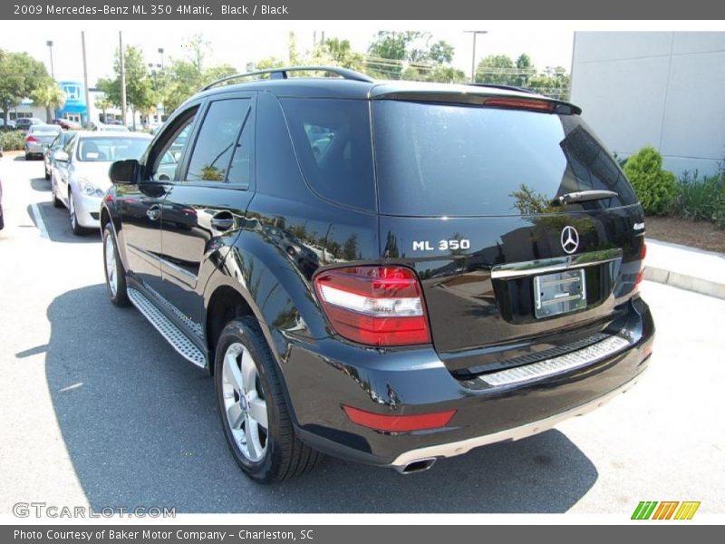 Black / Black 2009 Mercedes-Benz ML 350 4Matic