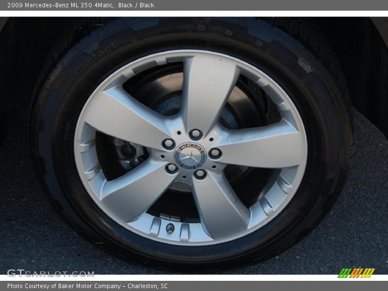 Black / Black 2009 Mercedes-Benz ML 350 4Matic