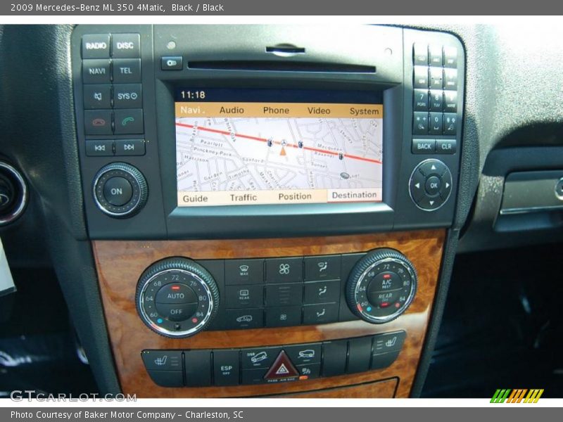 Black / Black 2009 Mercedes-Benz ML 350 4Matic