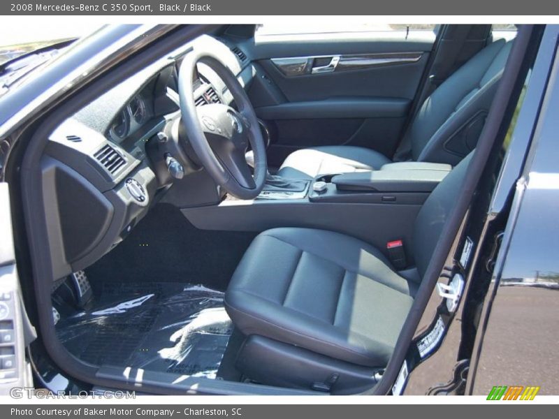 Black / Black 2008 Mercedes-Benz C 350 Sport