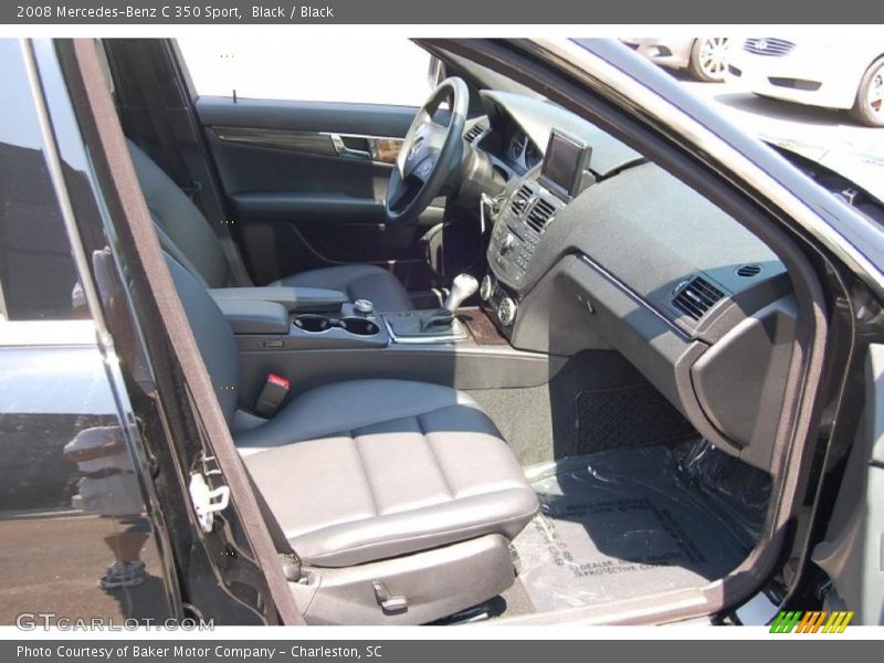 Black / Black 2008 Mercedes-Benz C 350 Sport