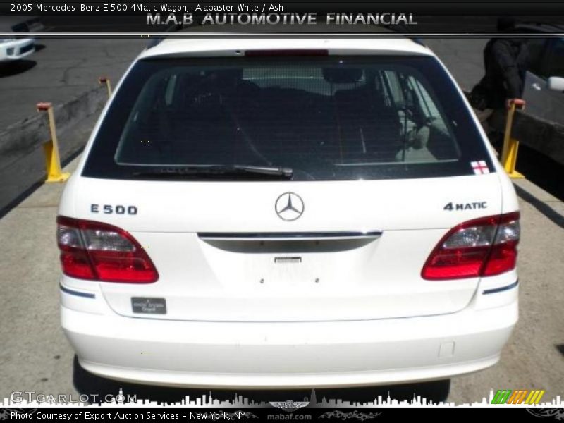 Alabaster White / Ash 2005 Mercedes-Benz E 500 4Matic Wagon