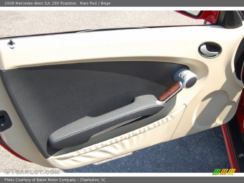 Mars Red / Beige 2008 Mercedes-Benz SLK 280 Roadster