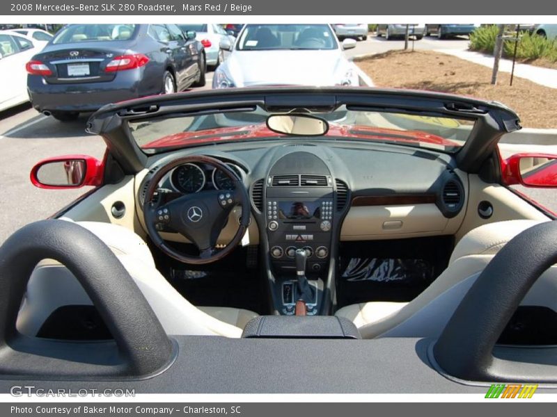 Mars Red / Beige 2008 Mercedes-Benz SLK 280 Roadster
