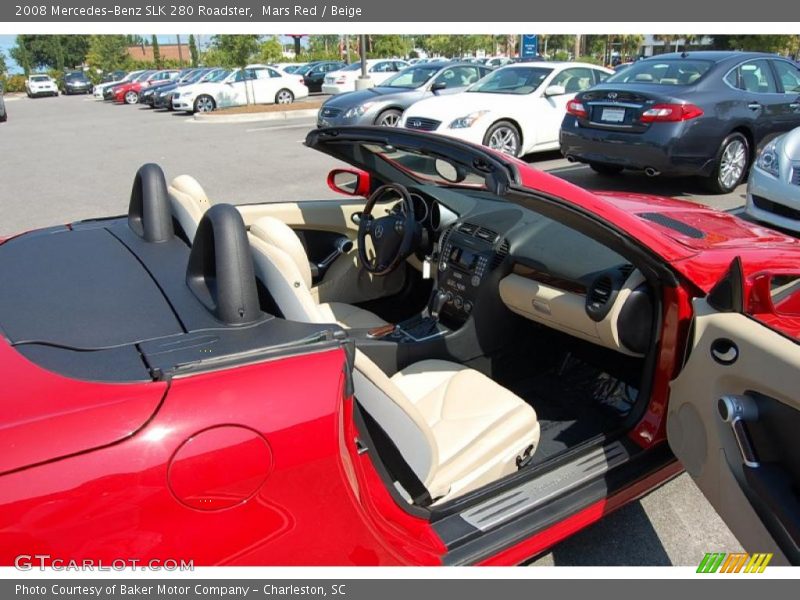 Mars Red / Beige 2008 Mercedes-Benz SLK 280 Roadster