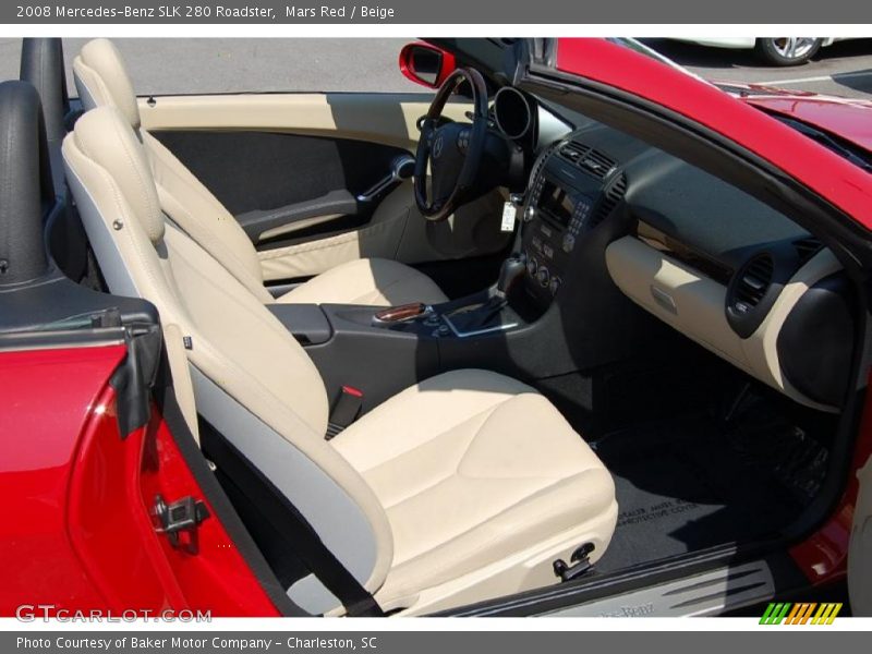 Mars Red / Beige 2008 Mercedes-Benz SLK 280 Roadster
