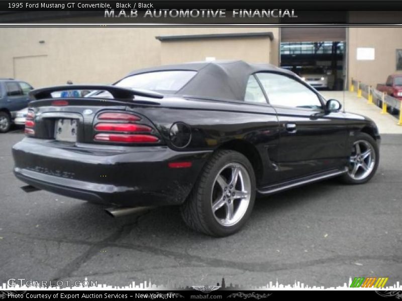 Black / Black 1995 Ford Mustang GT Convertible