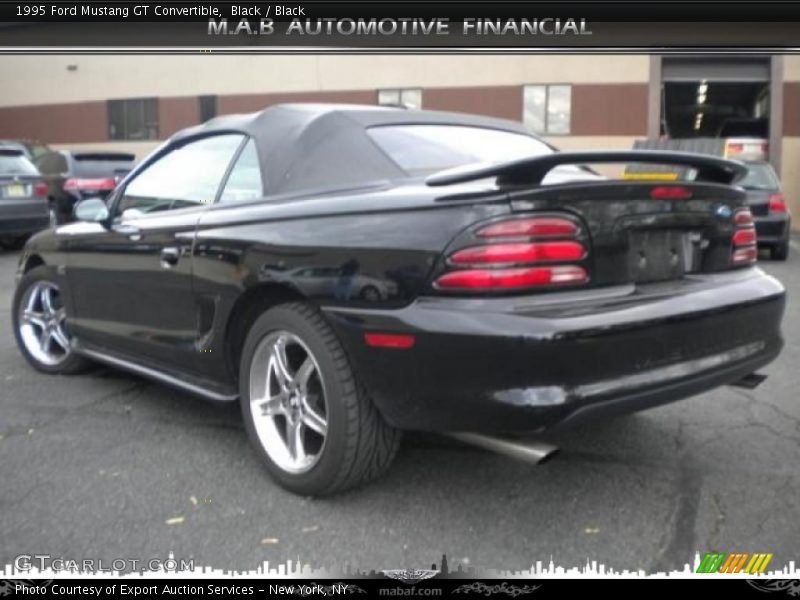Black / Black 1995 Ford Mustang GT Convertible