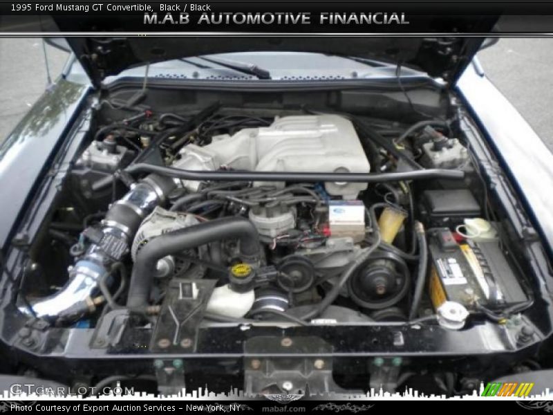 Black / Black 1995 Ford Mustang GT Convertible