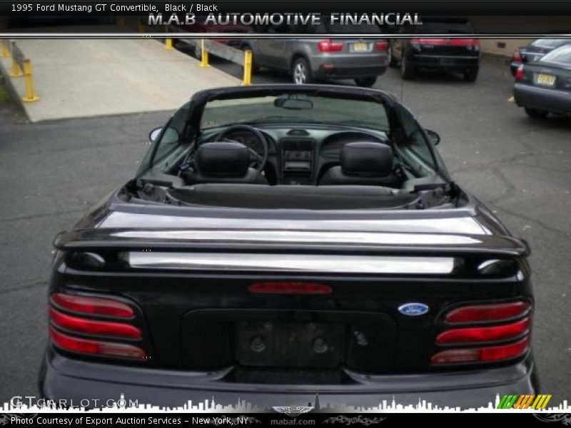 Black / Black 1995 Ford Mustang GT Convertible