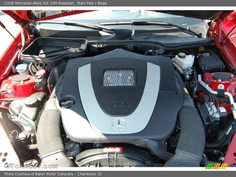 Mars Red / Beige 2008 Mercedes-Benz SLK 280 Roadster