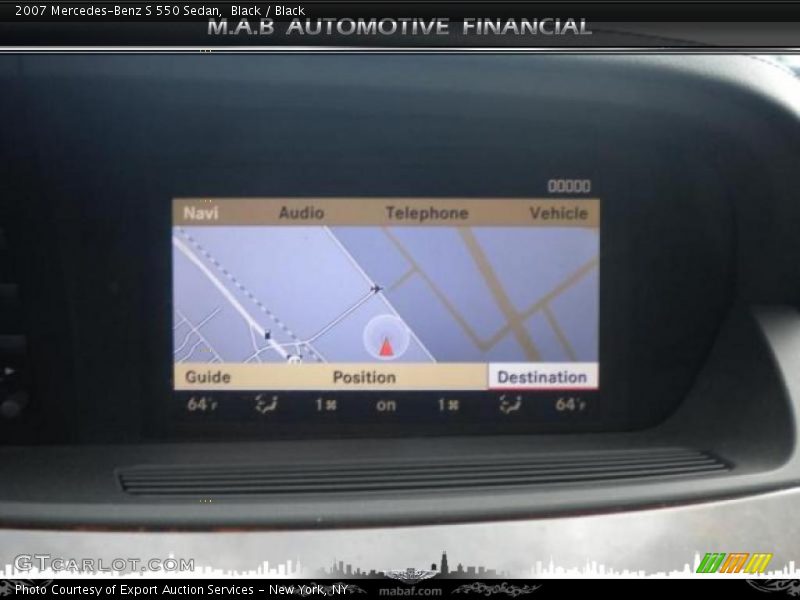 Black / Black 2007 Mercedes-Benz S 550 Sedan
