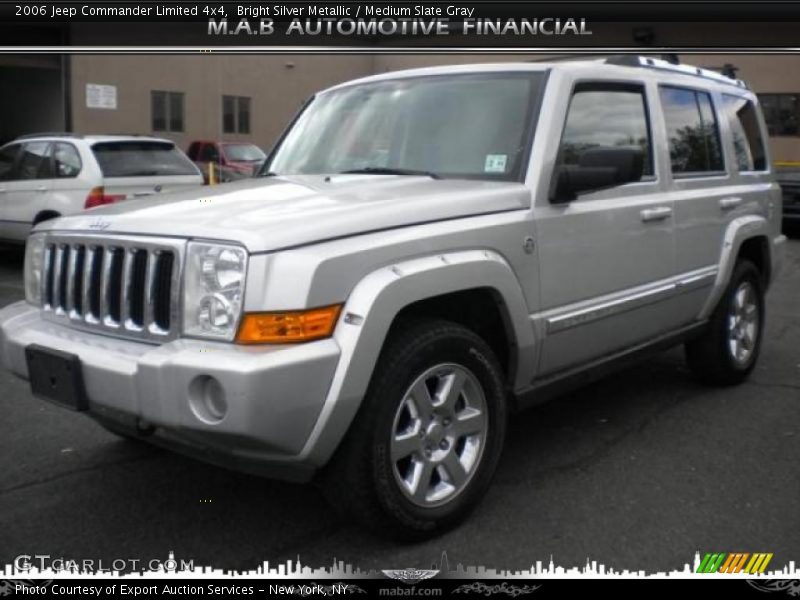 Bright Silver Metallic / Medium Slate Gray 2006 Jeep Commander Limited 4x4
