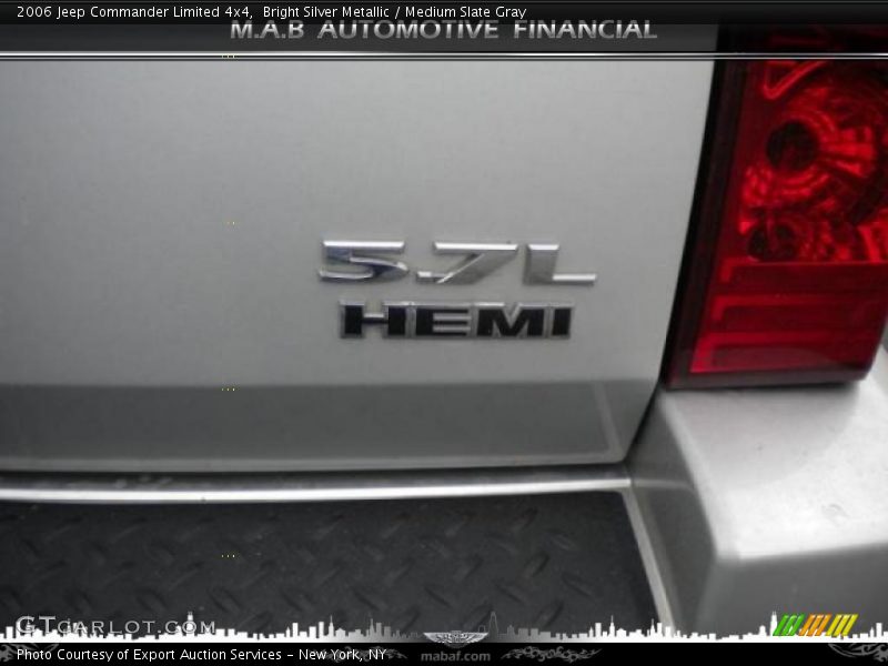 Bright Silver Metallic / Medium Slate Gray 2006 Jeep Commander Limited 4x4