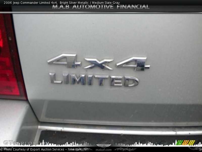 Bright Silver Metallic / Medium Slate Gray 2006 Jeep Commander Limited 4x4