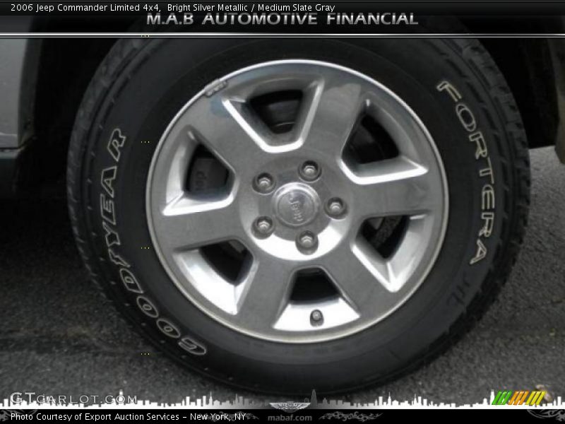 Bright Silver Metallic / Medium Slate Gray 2006 Jeep Commander Limited 4x4