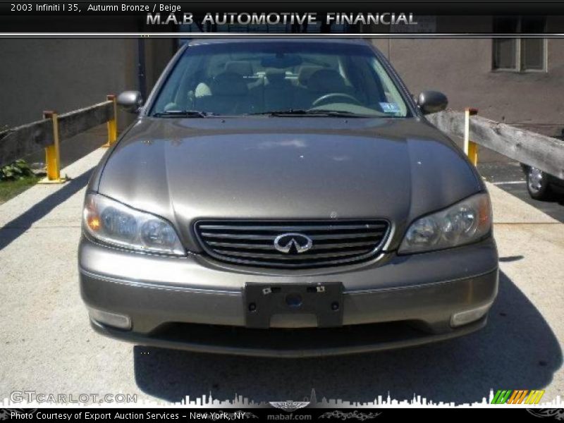 Autumn Bronze / Beige 2003 Infiniti I 35