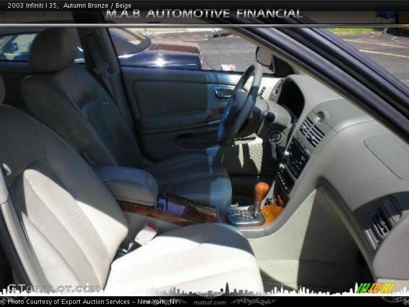 Autumn Bronze / Beige 2003 Infiniti I 35