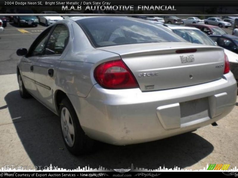 Bright Silver Metallic / Dark Slate Gray 2004 Dodge Neon SE