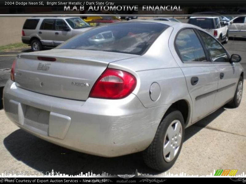 Bright Silver Metallic / Dark Slate Gray 2004 Dodge Neon SE