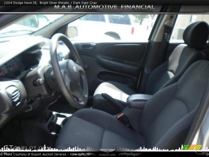 Bright Silver Metallic / Dark Slate Gray 2004 Dodge Neon SE