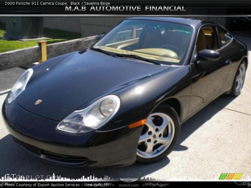 Black / Savanna Beige 2000 Porsche 911 Carrera Coupe